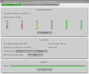 The engine management interface