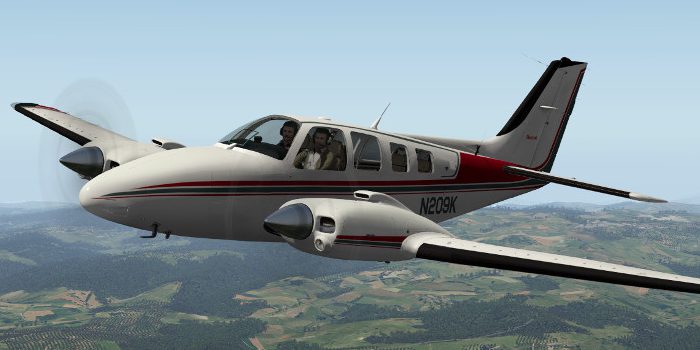 A Beech Baron preview A Beech Baron preview