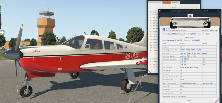 Release: Reality Expansion Pack for JustFlight Piper Arrow III